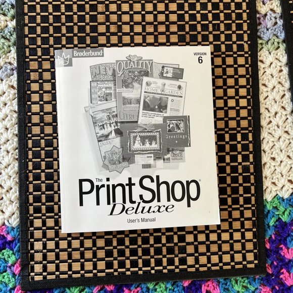 Broderbund Office Broderbund The Print Shop Deluxe Version 6 998